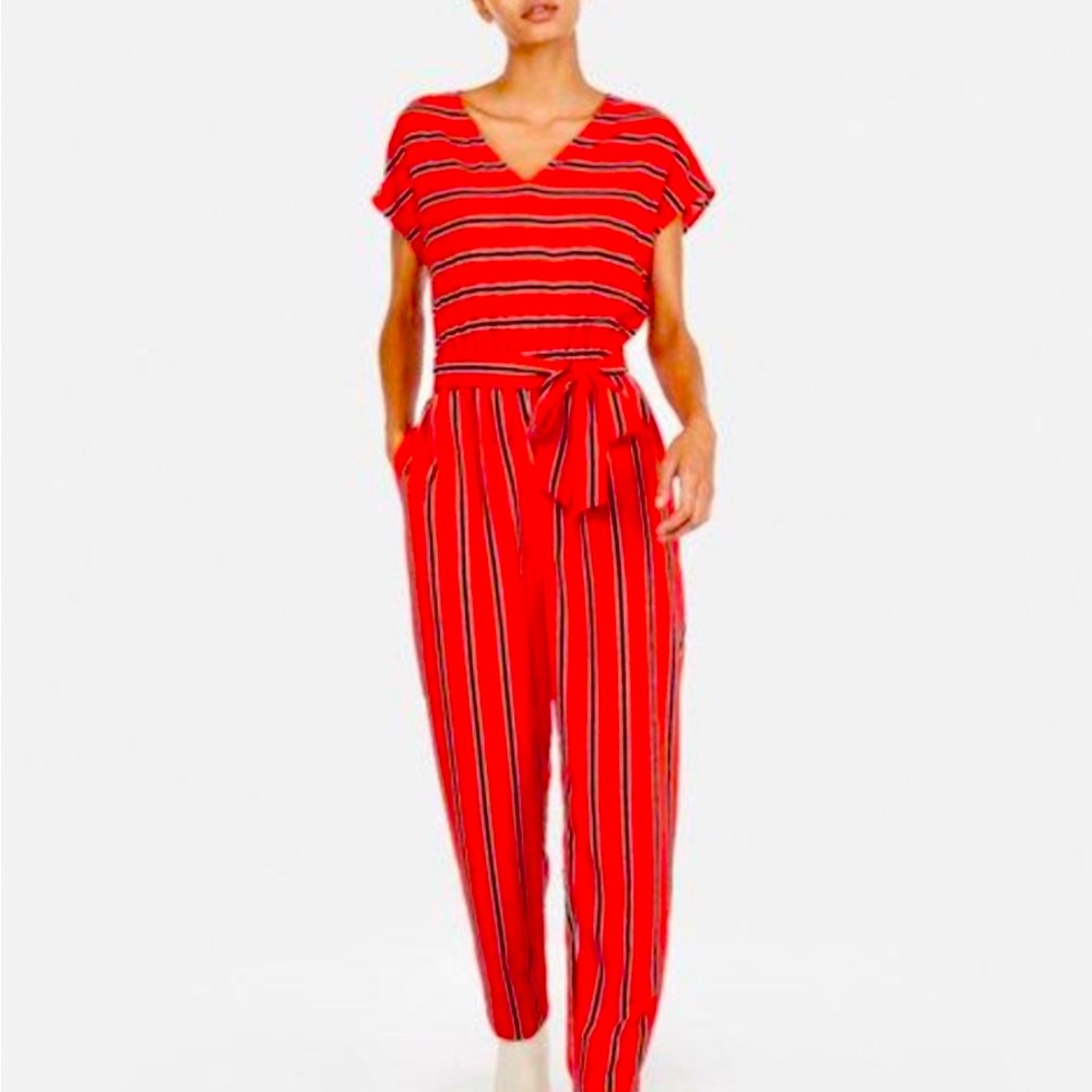 Express Red Jumpsuit